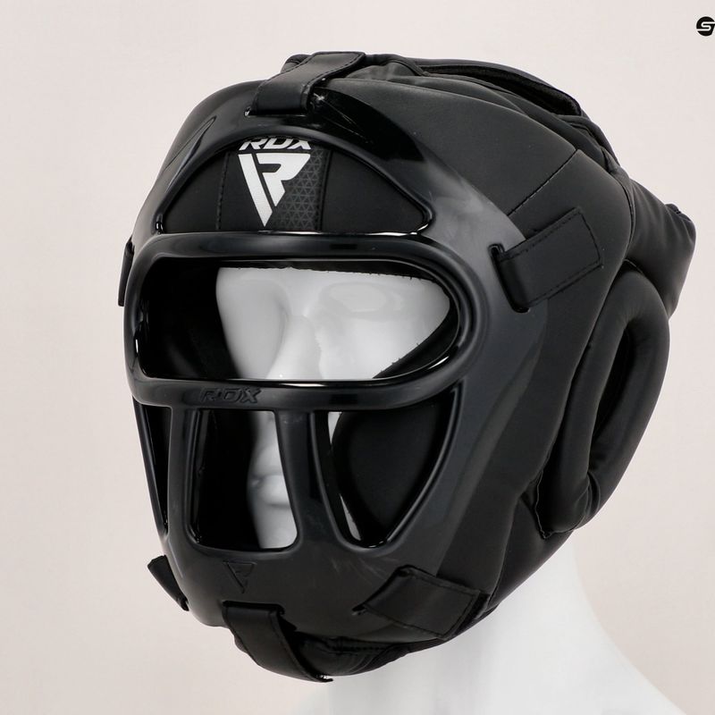 Boxerská helma RDX Guard Grill T1 černá 6