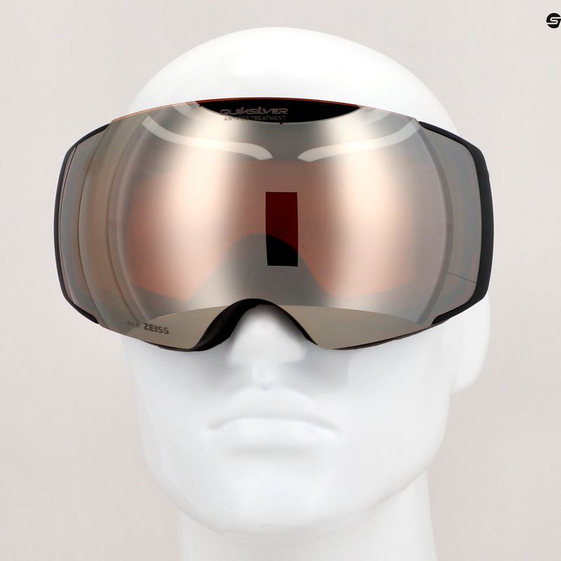 Quiksilver Greenwood S3 black / clux mi silver snowboardové brýle 12