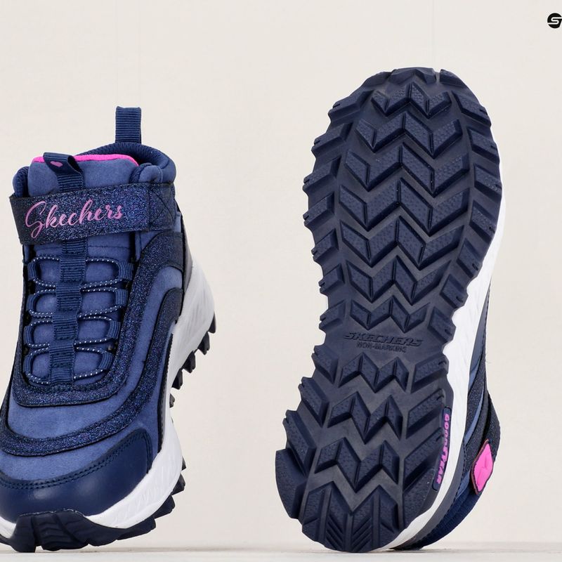 Dětská trekingová obuv SKECHERS Fuse Tread Wild Adventure navy 8