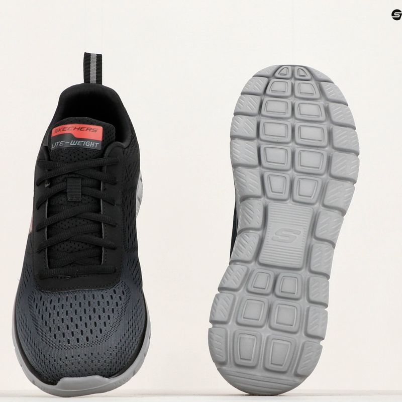 SKECHERS Track Ripkent pánské tréninkové boty black/charcoal 9