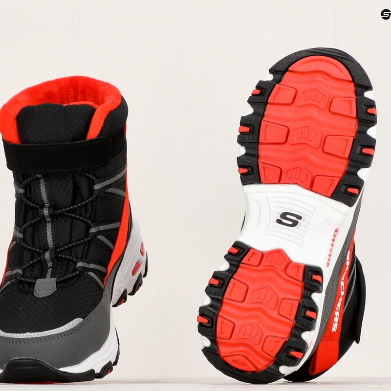Dětské trekové boty SKECHERS D'Lites černá/červená 10