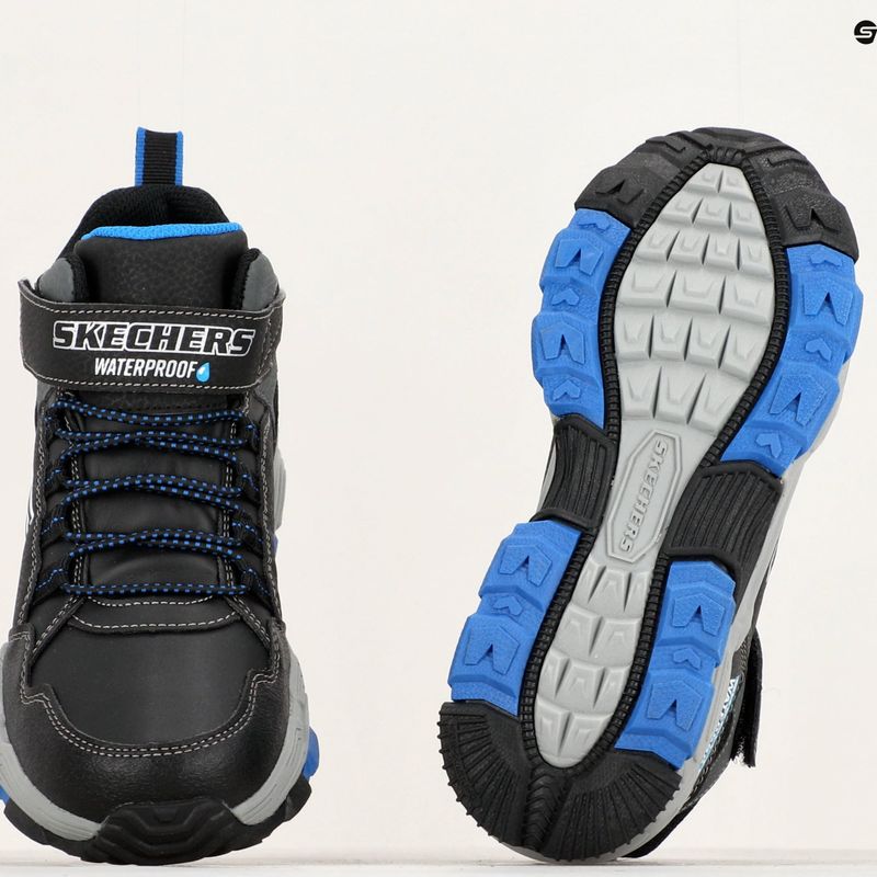Dětská treková obuv SKECHERS Drollix Venture Rush black/royal 14