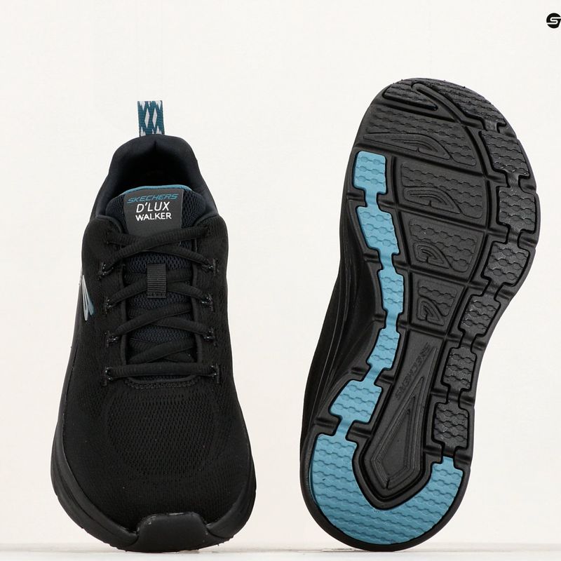 SKECHERS pánské boty D'Lux Walker Get Oasis black/teal 12