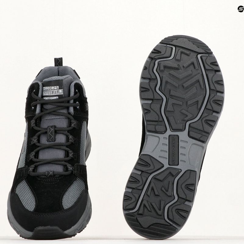 Pánská treková obuv SKECHERS Oak Canyon Ironhide black/charcoal 14