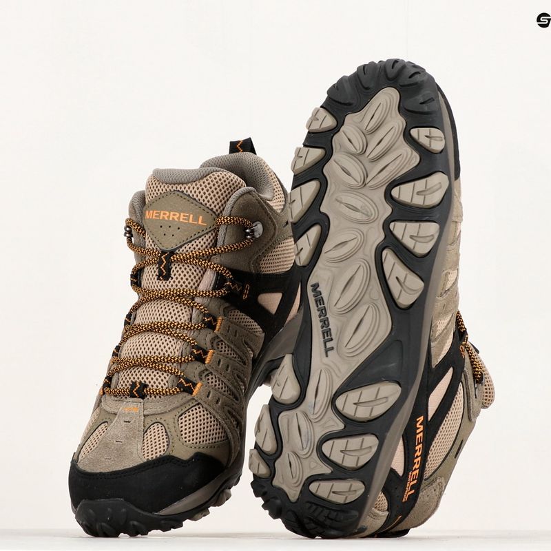 Pánské trekové boty Merrell Accentor 3 Mid WP pekan 15