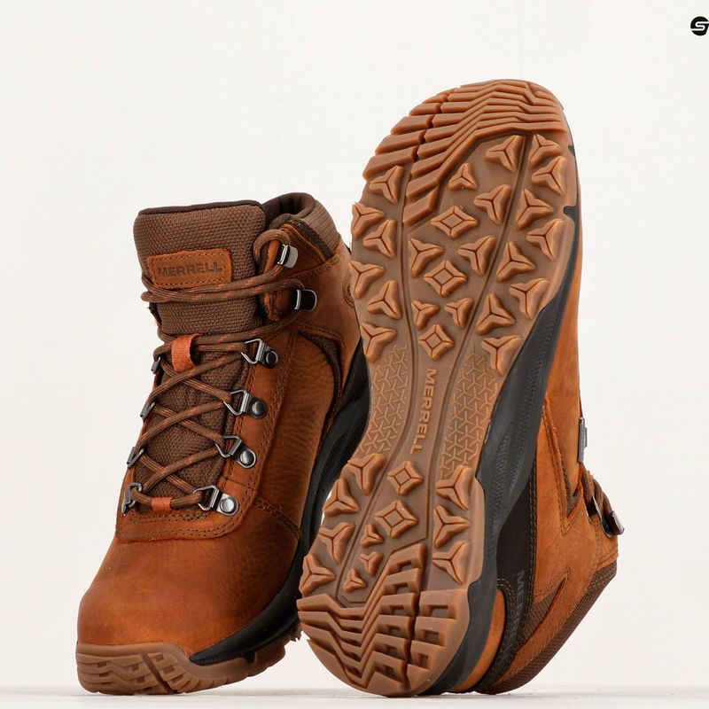 Pánské trekové boty Merrell Erie Mid Ltr WP toffee 8