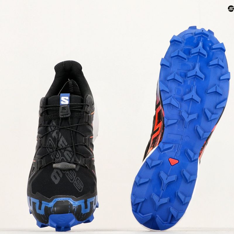 Salomon Speedcross 6 GTX pánské běžecké boty black/surf the web/safety yellow 12