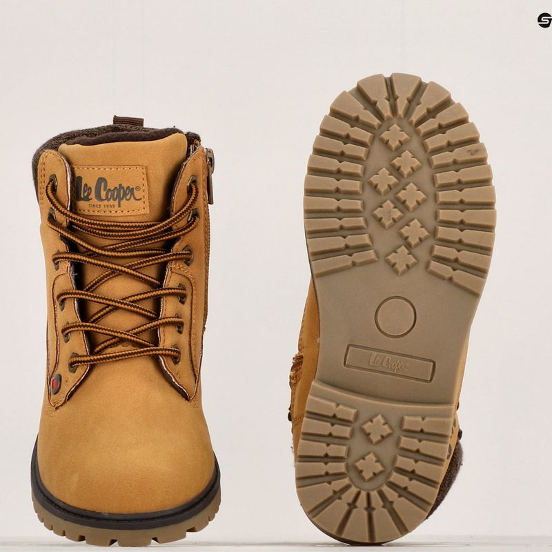 Dětské boty Lee Cooper LCJ-22-01-1490 camel 8
