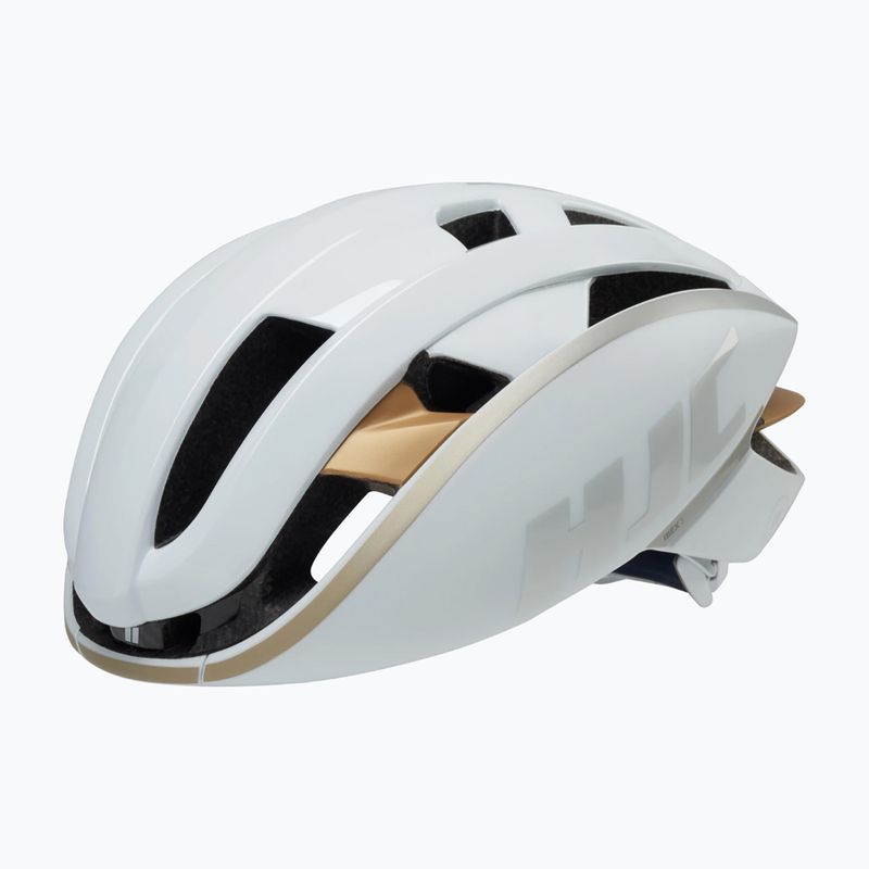 Cyklistická helma HJC Ibex 3 mt gl white/gold