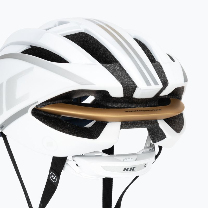 Cyklistická helma HJC Ibex 3 mt gl white/gold 8