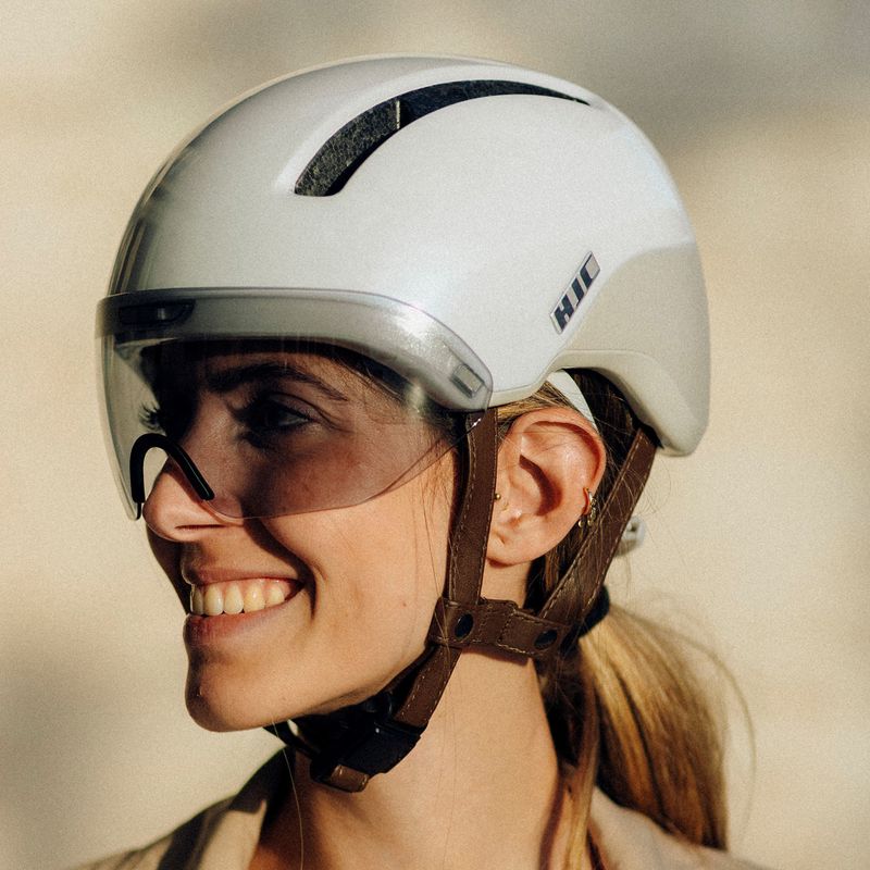 Cyklistická přilba HJC Calido Plus bílá 81422301 15