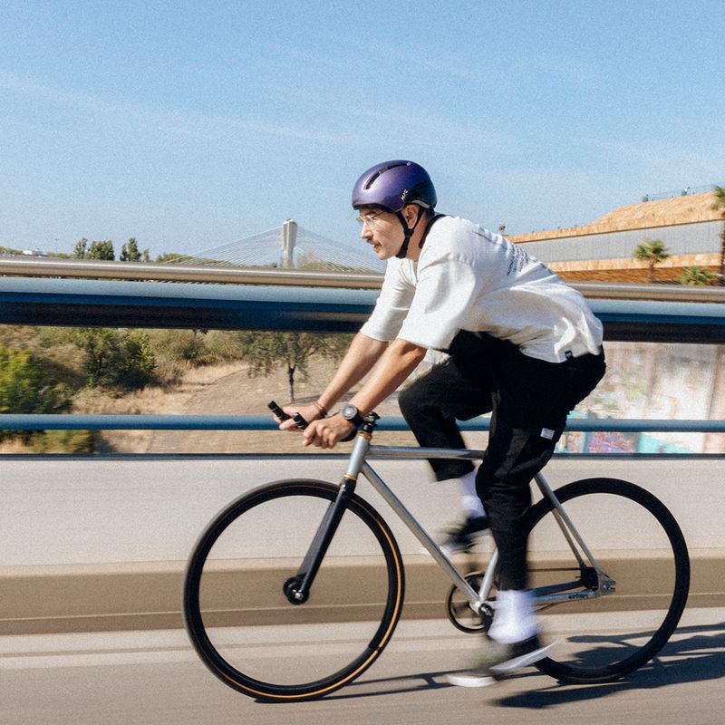 Cyklistická přilba HJC Calido fialová 81414402 14