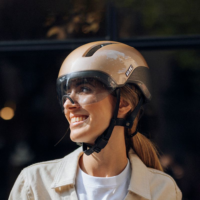 Cyklistická přilba HJC Calido Plus hnědá 81428202 8