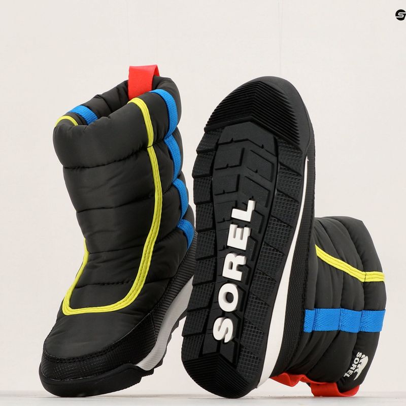 Dětské sněhule Sorel Outh Whitney II Puffy Mid jet/black 16