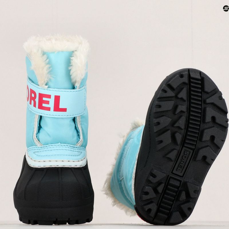 Dětské sněhule Sorel Snow Commander ocean surf/cactus pink 16