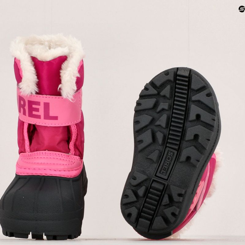 Dětské sněhule Sorel Snow Commander tropical pink/deep blush 15