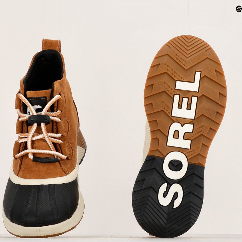 Juniorské sněhule Sorel Ona Classic Suede camel brown/sea salt 15