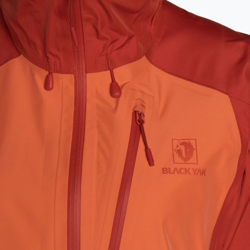 Dámská bunda do deště BLACKYAK Zebu orange 20010211B 3