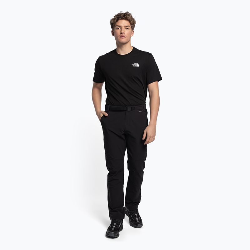 Pánské softshellové kalhoty The North Face Diablo černé NF00A8MPJK31 2