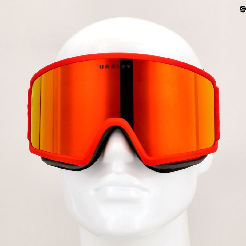 Lyžařské brýle Oakley Target Line redline/fire iridium 10