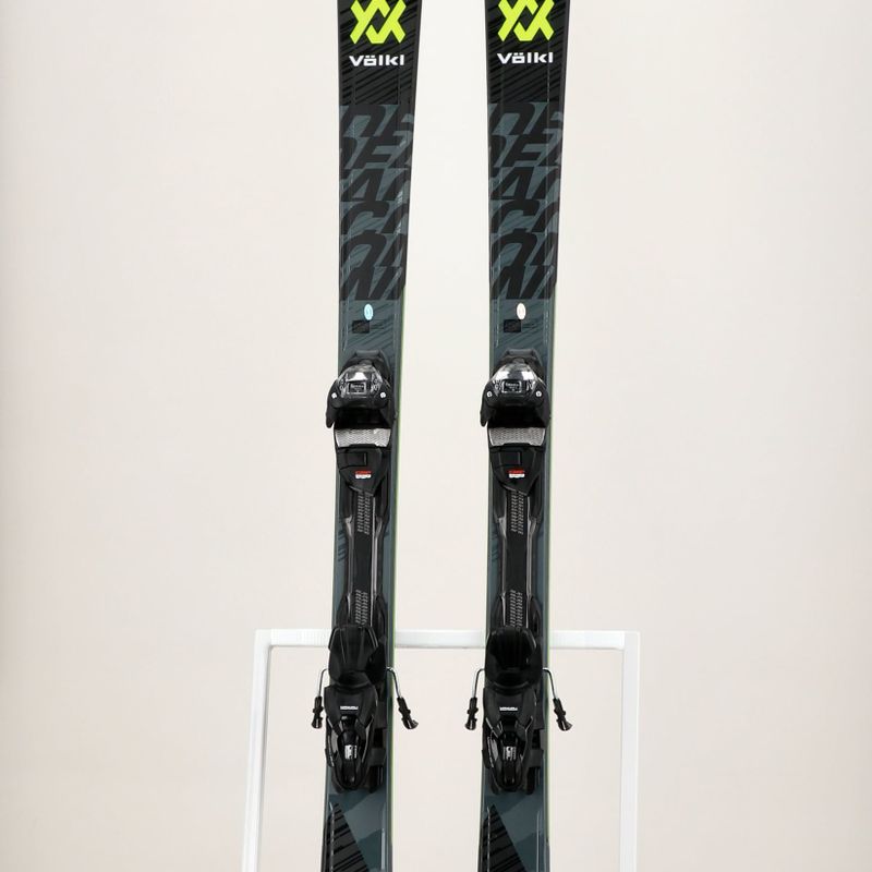 Sjezdové lyže Völkl Deacon XTD + vMotion 10 GW black/lime green 10