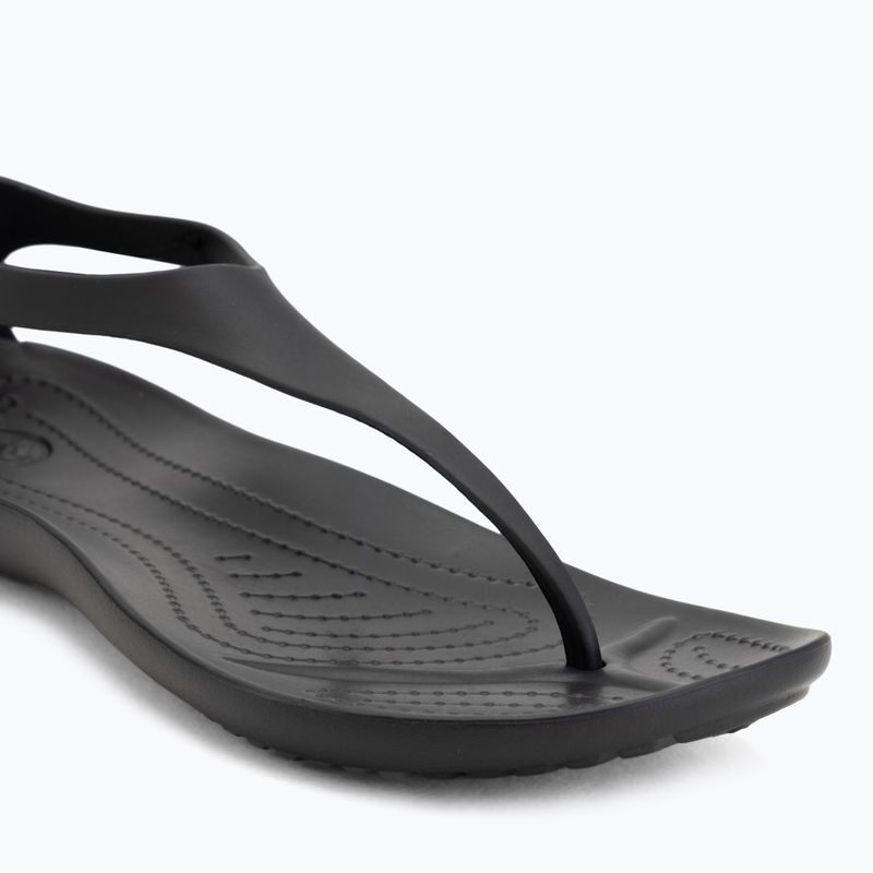 Dámské žabky Crocs Sexi Flip black/black 7