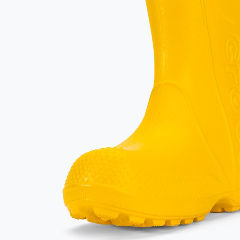 Dětské holínky Crocs Handle Rain Boot Kids yellow 8