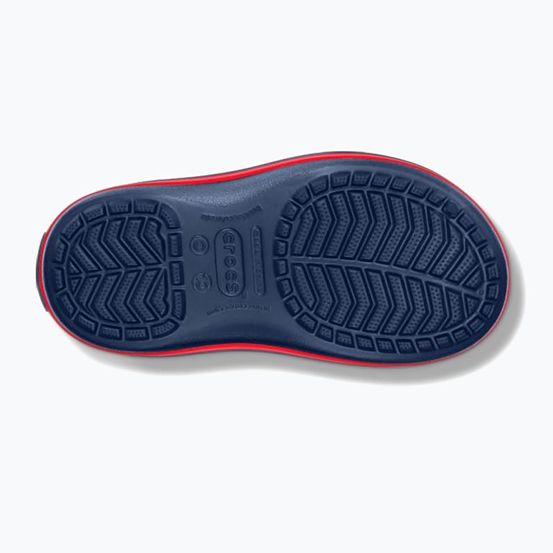 Dětské sněhule Crocs Winter Puff navy/red 4