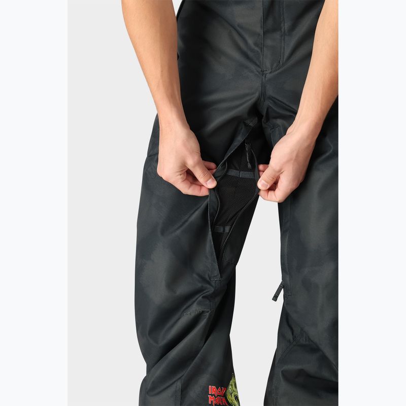 Pánské snowboardové kalhoty 686 Standard iron maiden eddies black 3