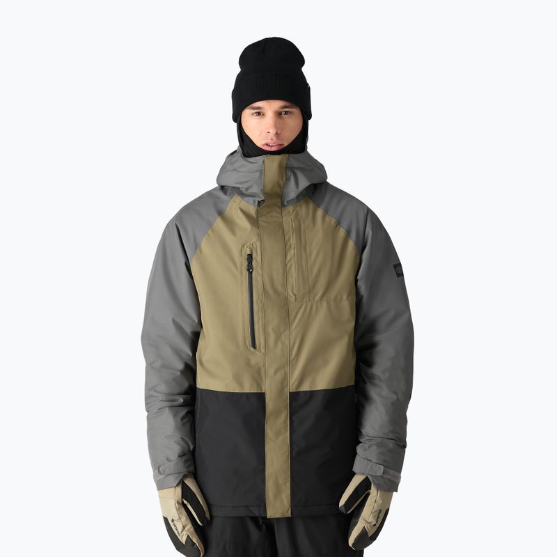 Pánská snowboardová bunda 686 Gore-Tex Core Insulated rhino grey colorblock