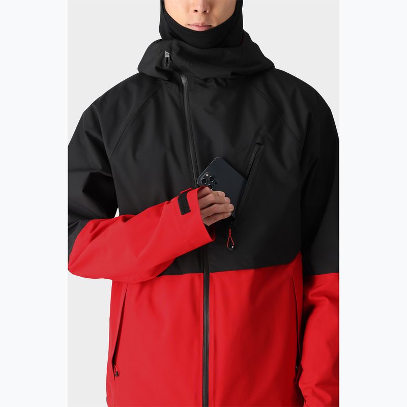 Pánská snowboardová bunda 686 Hydra Thermagraph true red colorblock 5