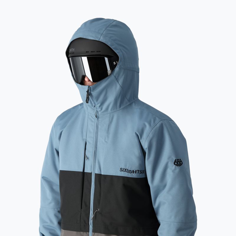 Pánská snowboardová bunda 686 Smarty 3 v 1 Form stellar blue colorblock 4