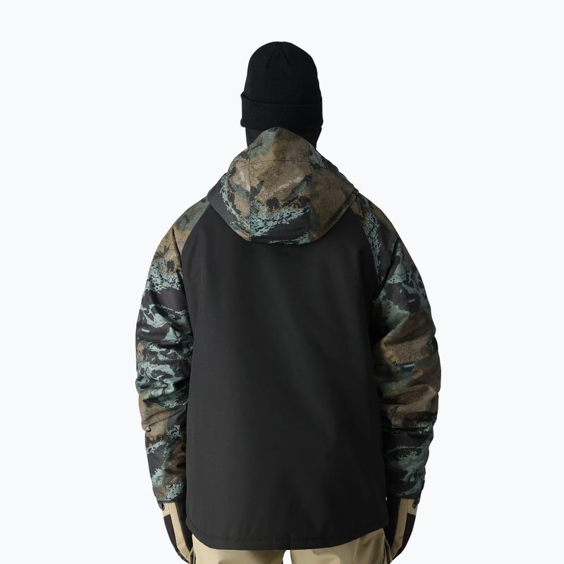 Pánská snowboardová bunda 686 Geo cypress green hemisphere colorblock 3