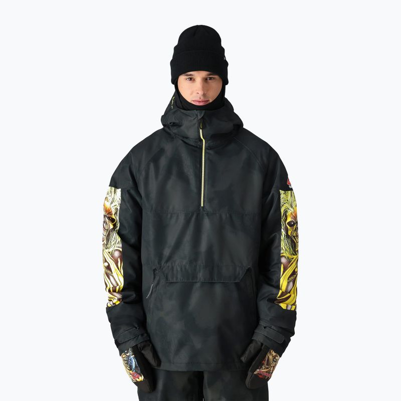 Pánská snowboardová bunda 686 Renewal Insulated Anorak iron maiden eddies black
