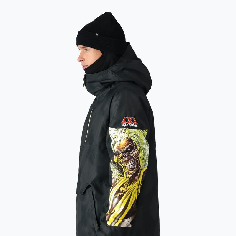 Pánská snowboardová bunda 686 Renewal Insulated Anorak iron maiden eddies black 4