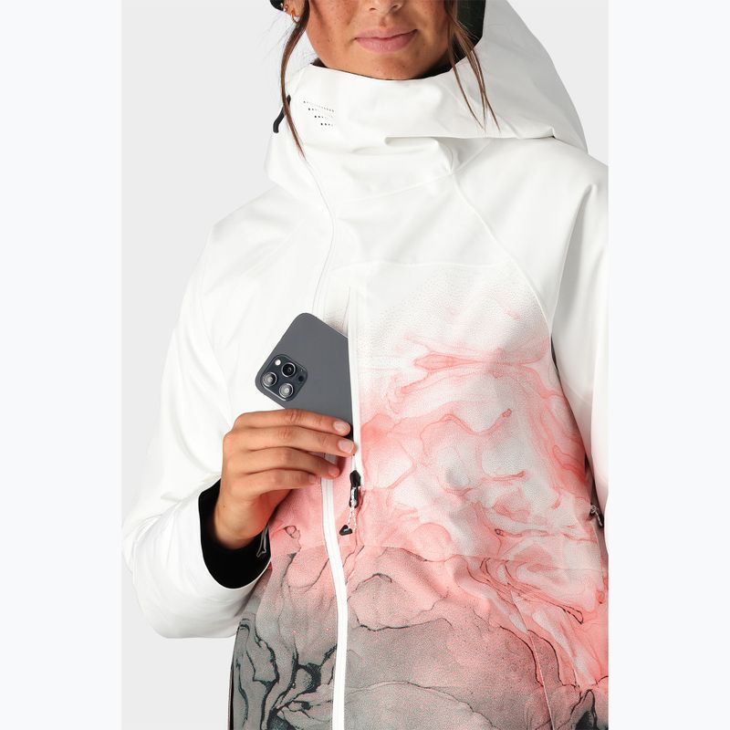Dámská snowboardová bunda 686 Hydra white cypress cloudbreak 6