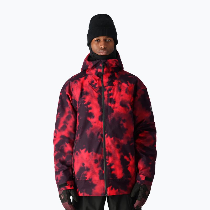 Pánská snowboardová bunda 686 Gateway red nebula