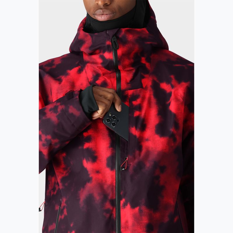 Pánská snowboardová bunda 686 Gateway red nebula 6
