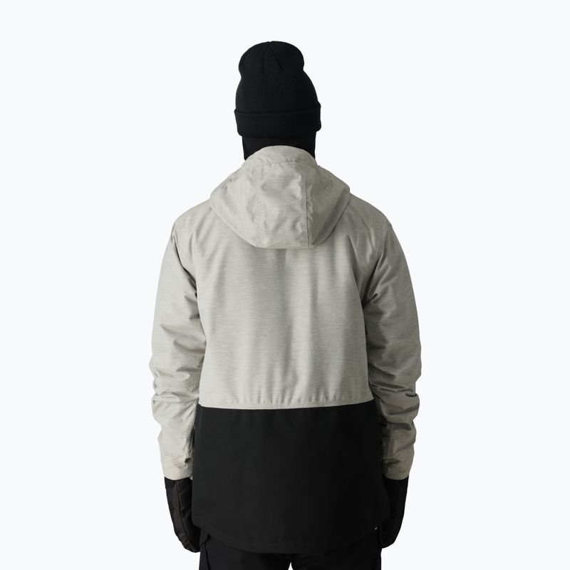 Pánská snowboardová bunda 686 Smarty 3-in-1 Form white heather colorblock 3