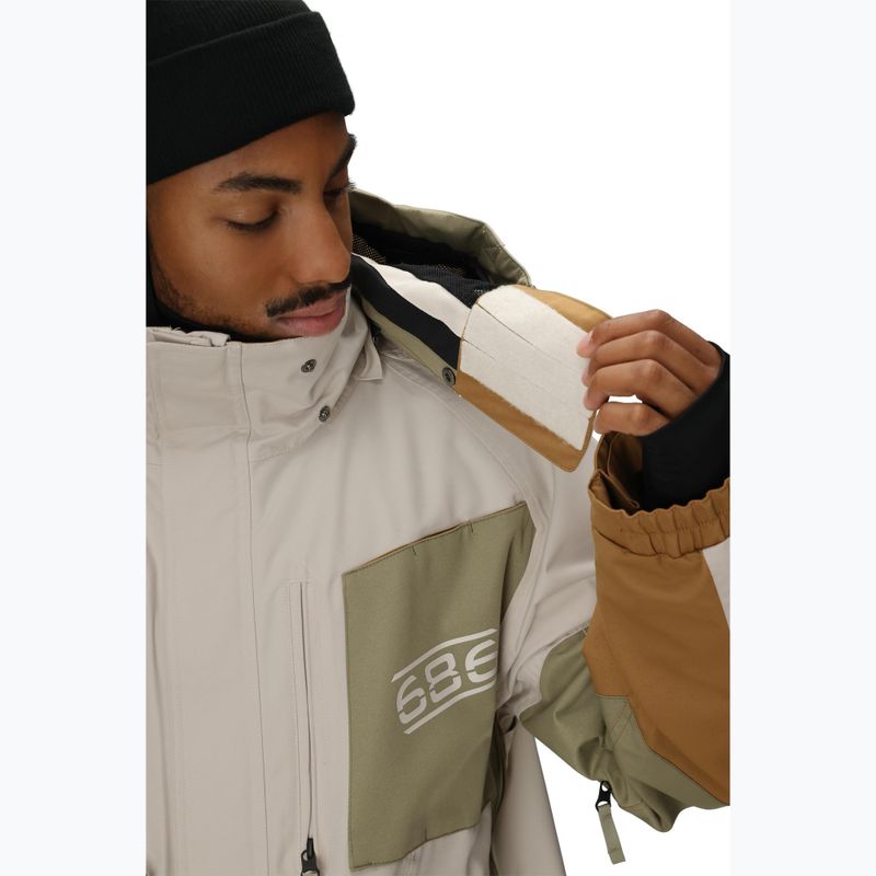 Pánská snowboardová bunda 686 2001 Transfer limestone colorblock 9