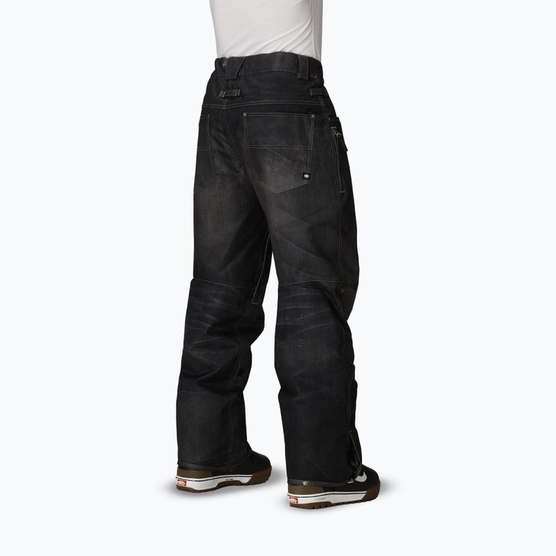 Pánské snowboardové kalhoty 686 Deconstructed Denim Insulated black denim 3