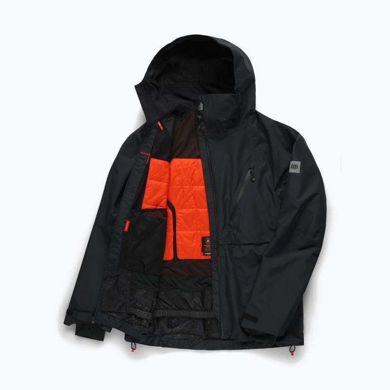 Pánská snowboardová bunda 686 Hydra Thermagraph black 8