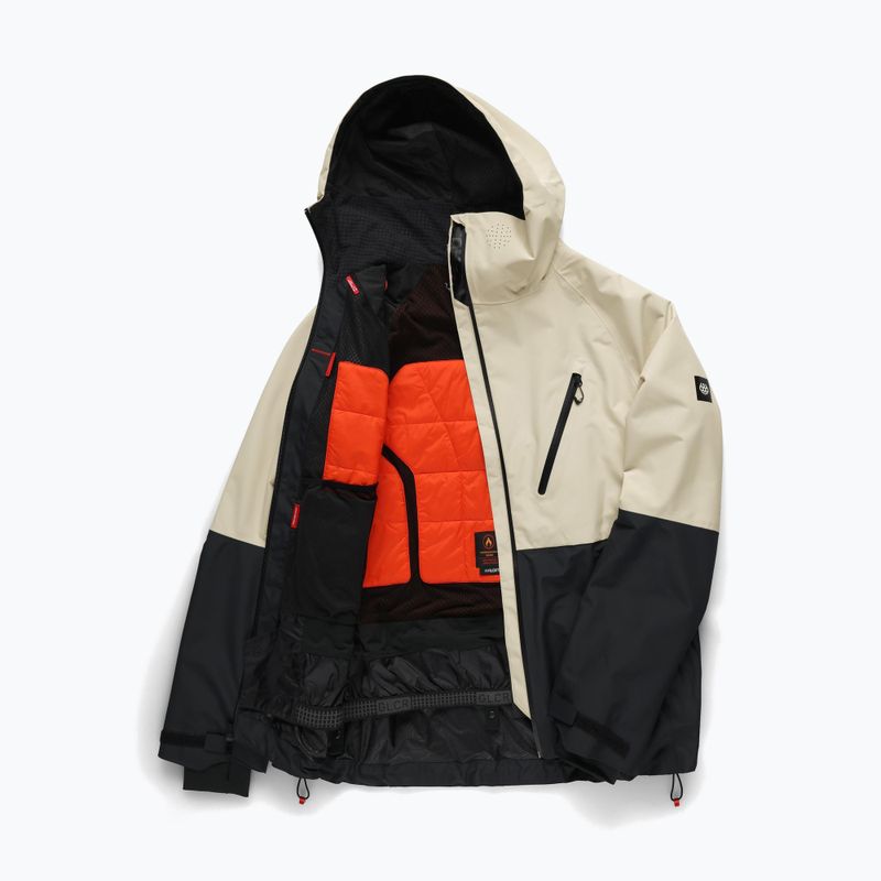 Pánská snowboardová bunda 686 Hydra Thermagraph limestone colorblock 8