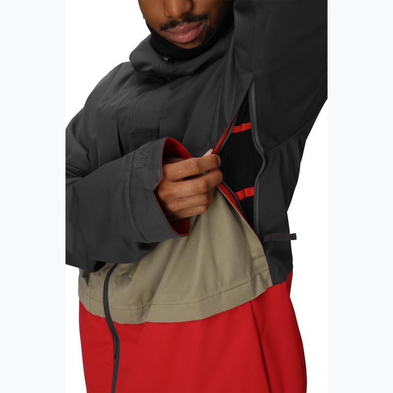 Pánská snowboardová bunda 686 Smarty 3IN1 Form charcoal colorblock 9