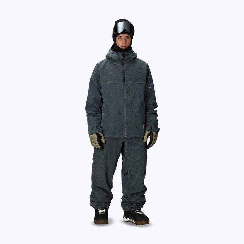 Pánské snowboardové kalhoty 686 Deconstructed Dojo navy denim 2