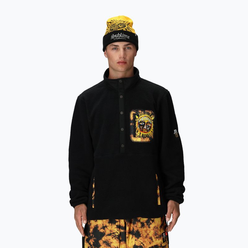 Pánská snowboardová mikina  686 Tioga Sherpa Fleece sublime black