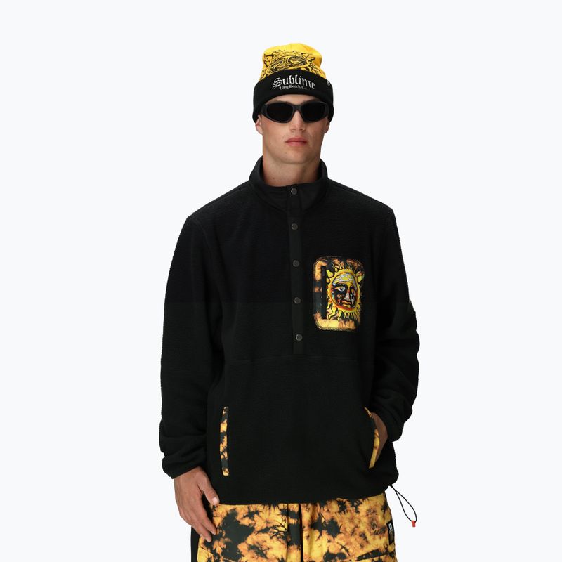 Pánská snowboardová mikina  686 Tioga Sherpa Fleece sublime black 3
