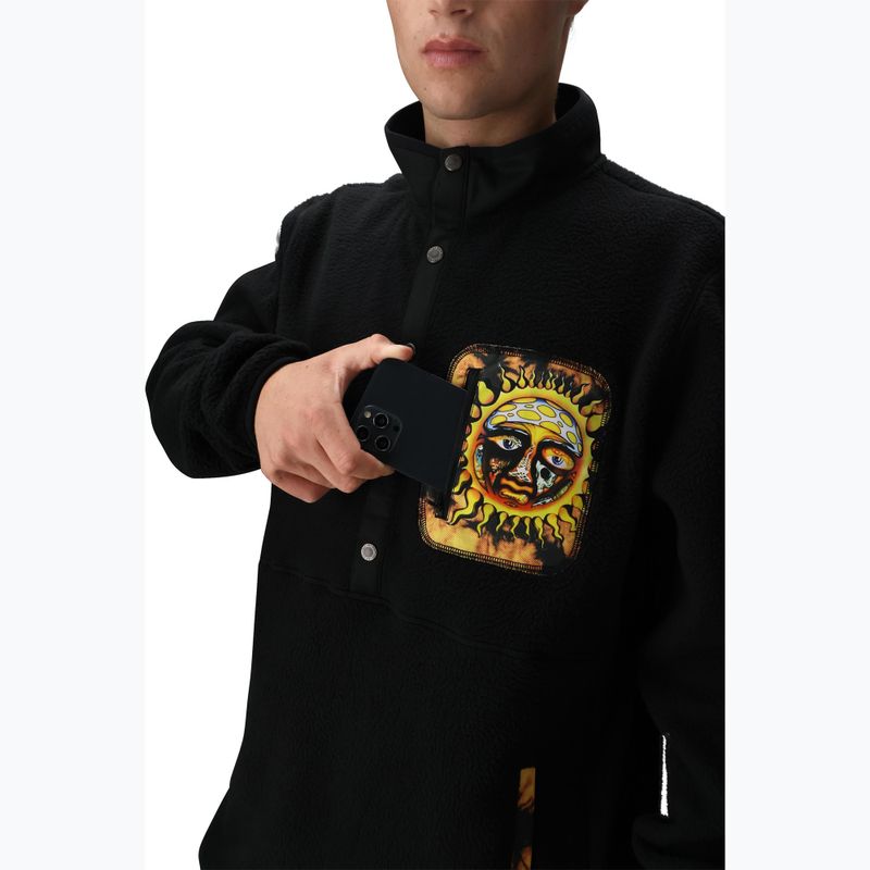 Pánská snowboardová mikina  686 Tioga Sherpa Fleece sublime black 4