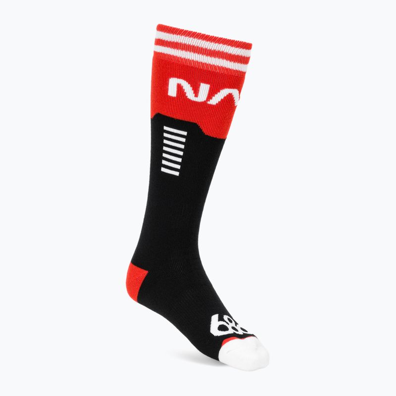 Pánské snowboardové ponožky 686 NASA 2 pairs black/red/white 3