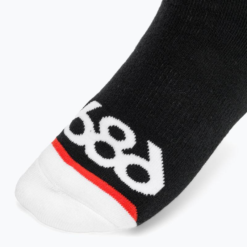 Pánské snowboardové ponožky 686 NASA 2 pairs black/red/white 5